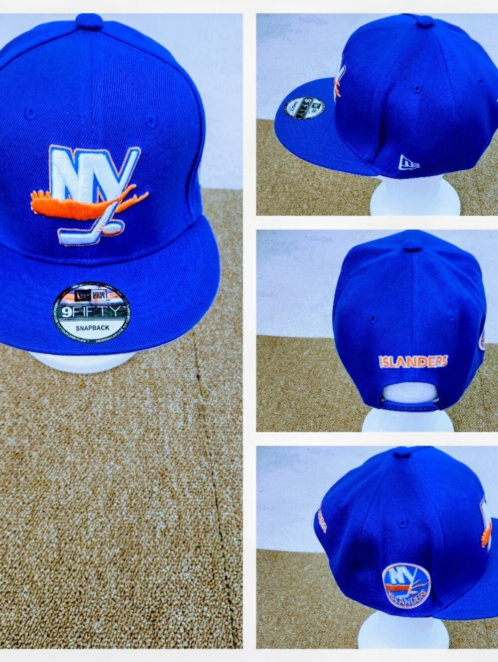 NEW YORK ISLANDERS NHL HOCKEY SNAPBACK HAT.